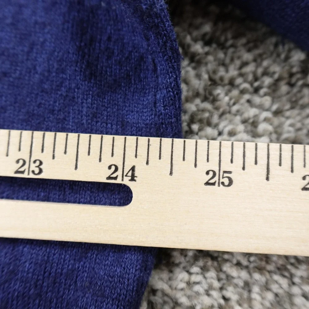 Club‎ Room Sweater Mens 2XL Gray Blue Merino Wool Blend Pullover Crewneck Cozy